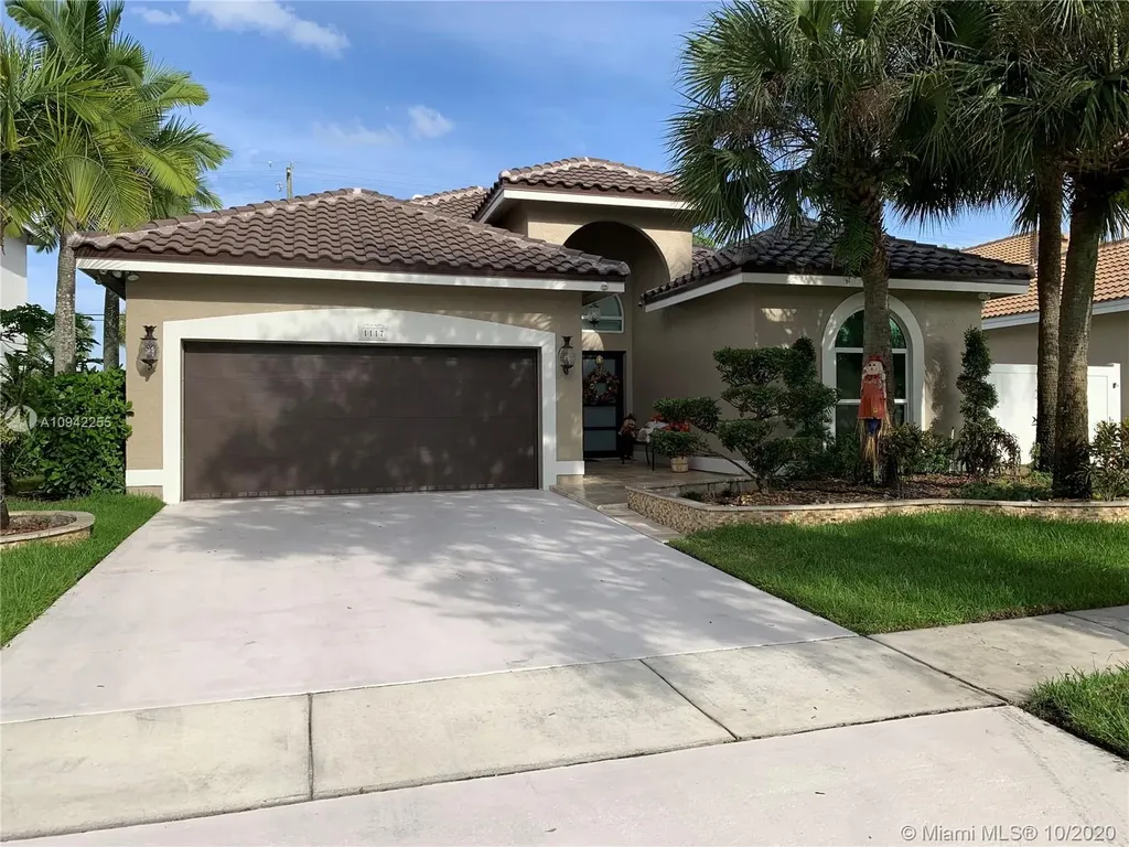 1117 NW 184th Terrace Pembroke Pines FL 33029
