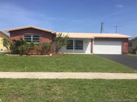 721 SW 64th Parkway Pembroke Pines FL 33023