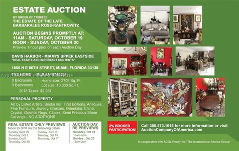 1050 NE 86th Street Miami FL 33138