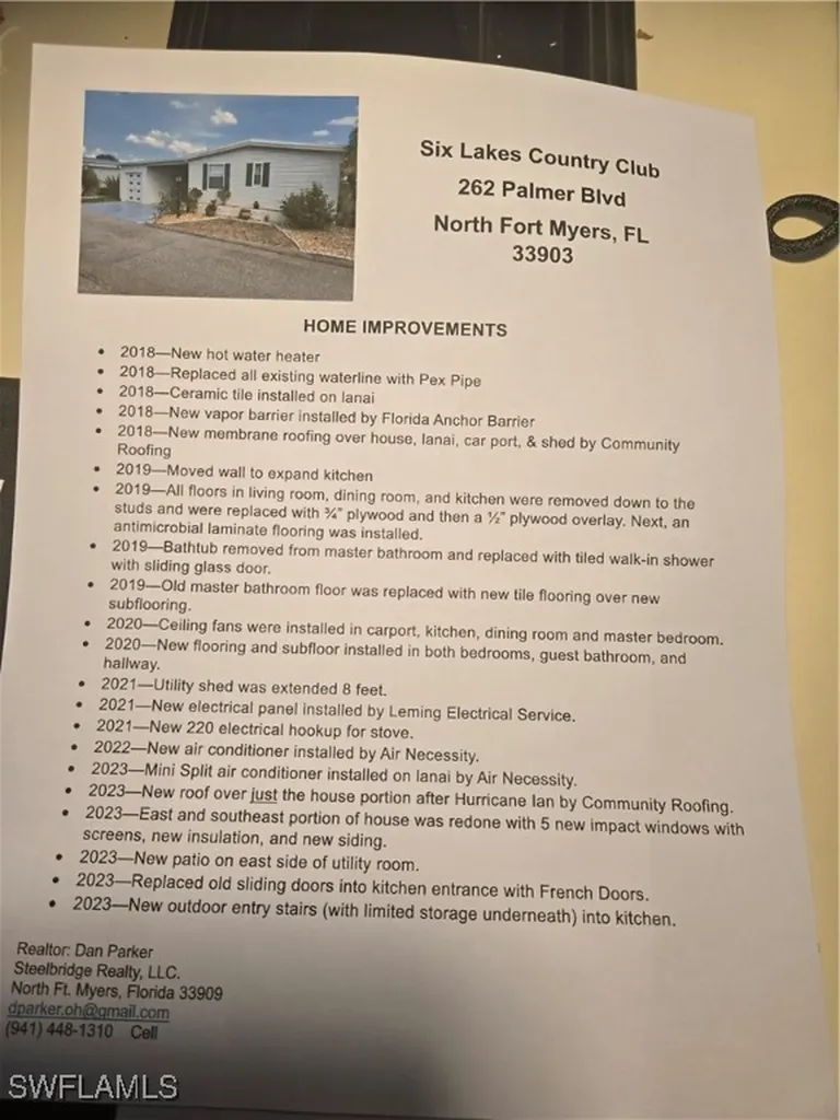 262 Palmer Boulevard North Fort Myers FL 33903