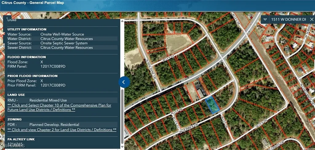 1511 W Donner Drive Citrus Springs FL 34434