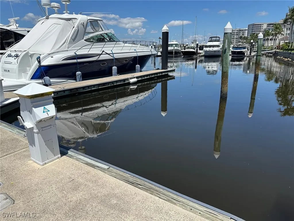 Boat Dock E01 @ Gulf Harbour Fort Myers FL 33991
