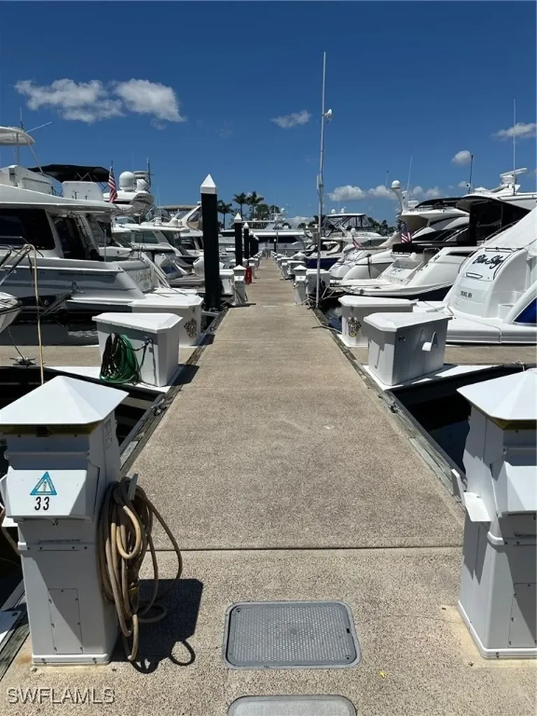 Boat Dock E01 @ Gulf Harbour Fort Myers FL 33991