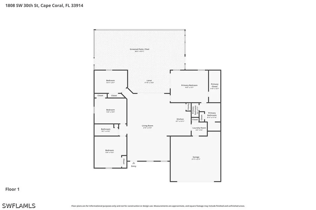 1808 SW 30th Street Cape Coral FL 33914