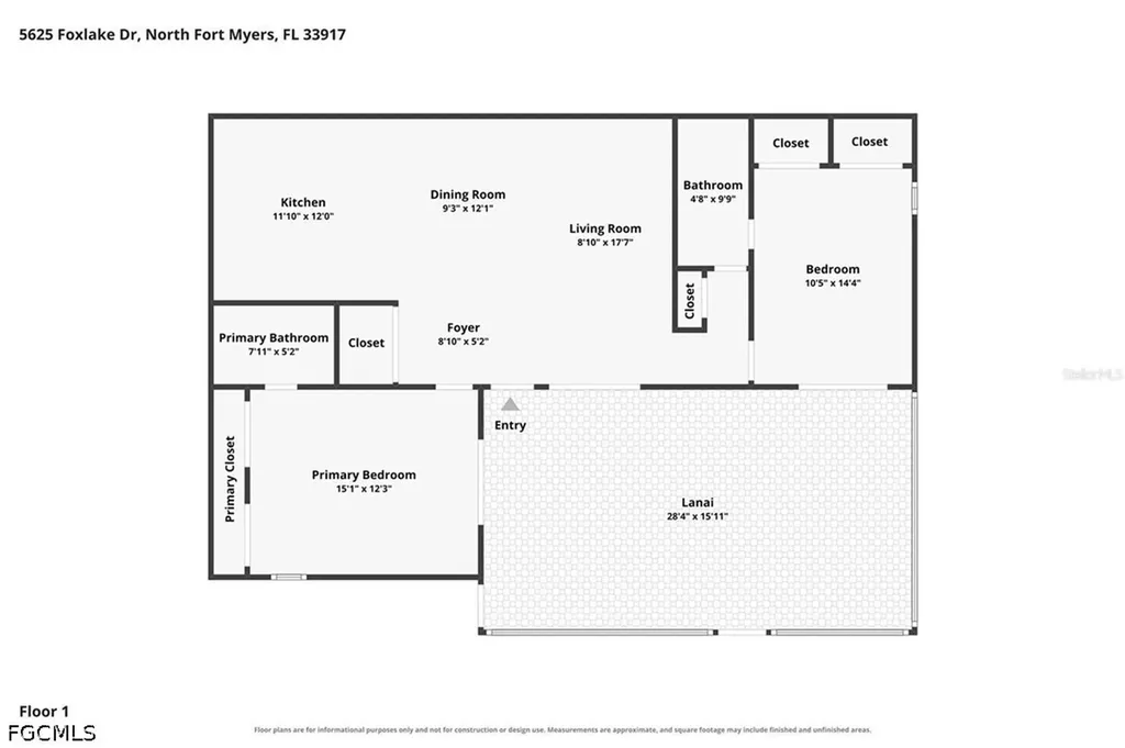 5625 Foxlake Drive North Fort Myers FL 33917
