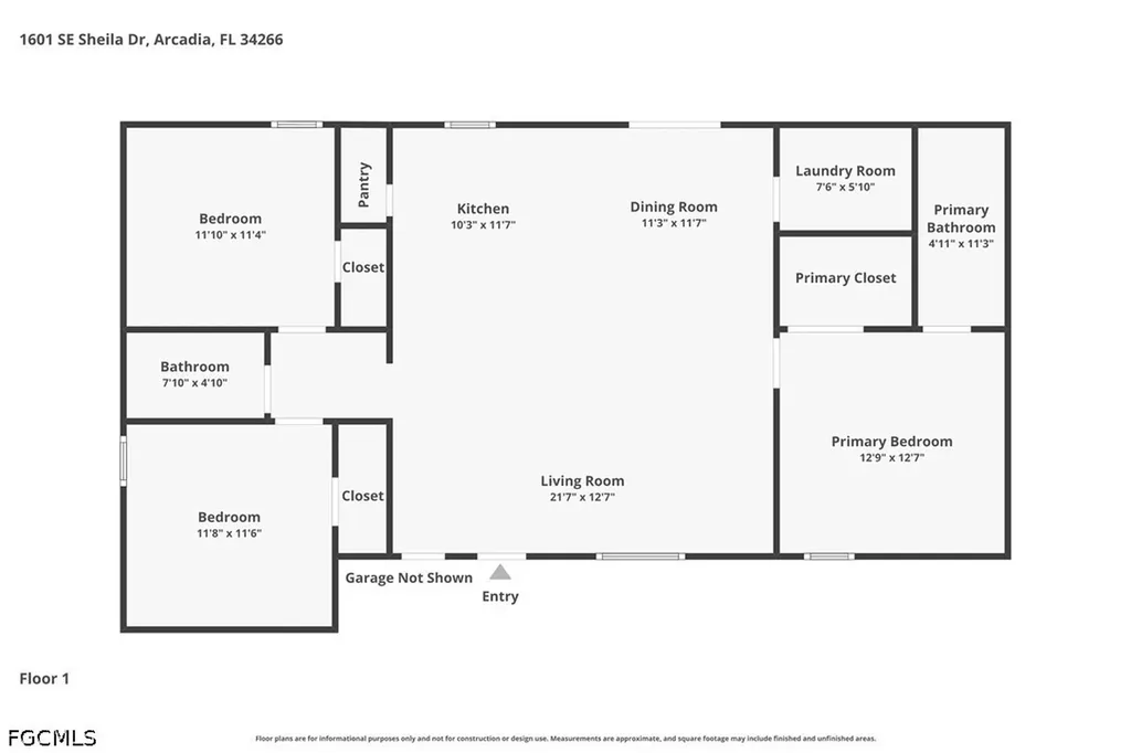 1601 SE Sheila Drive Arcadia FL 34266
