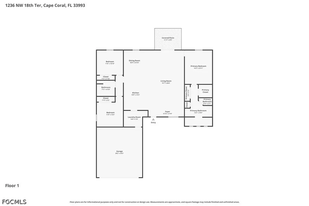 1236 NW 18th Terrace Cape Coral FL 33993