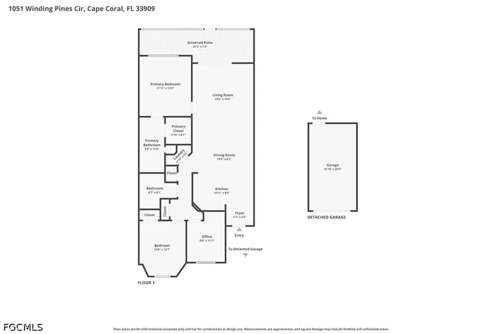 1051 Winding Pines Circle Cape Coral FL 33909