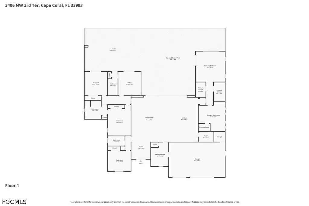 3406 NW 3rd Terrace Cape Coral FL 33993