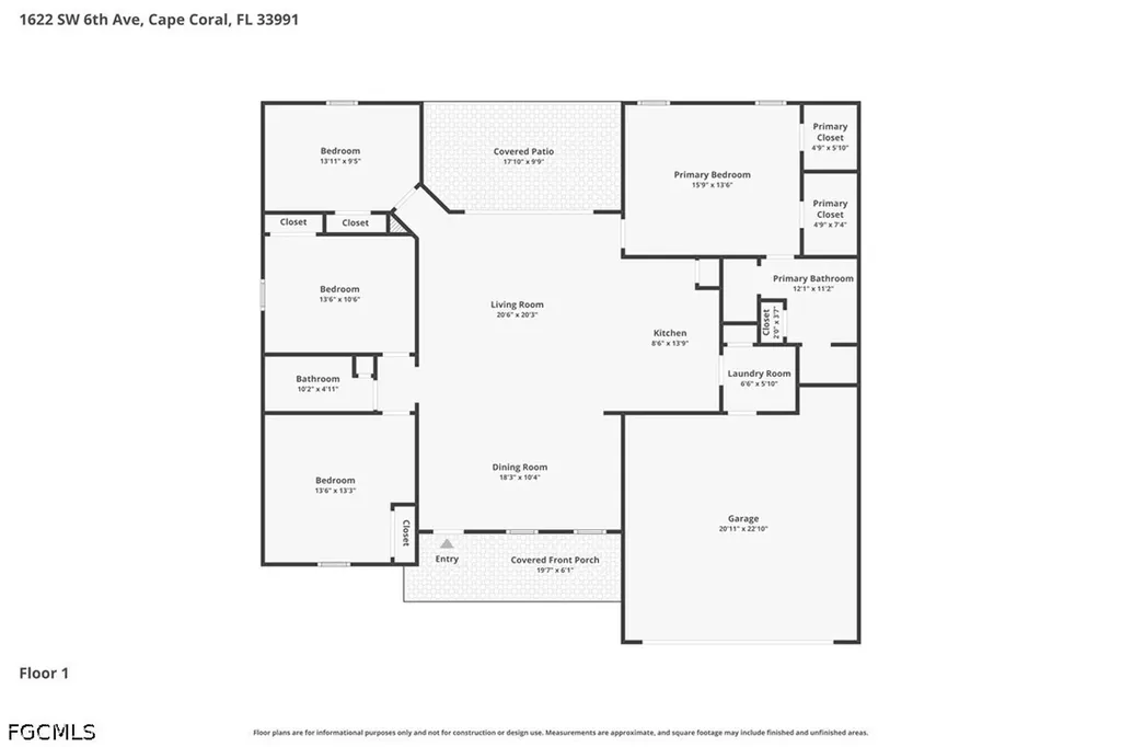 1622 SW 6th Avenue Cape Coral FL 33991