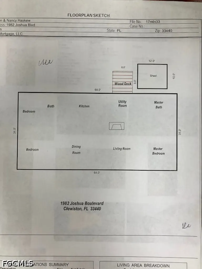 1982 Joshua Boulevard Clewiston FL 33440