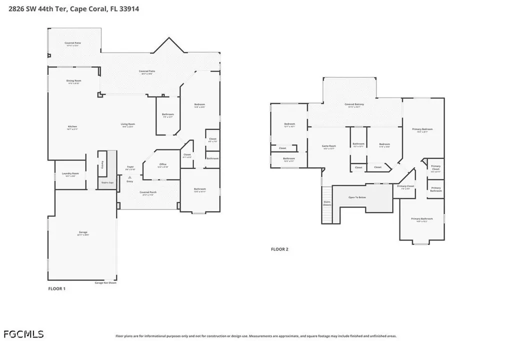 2826 SW 44th Terrace Cape Coral FL 33914