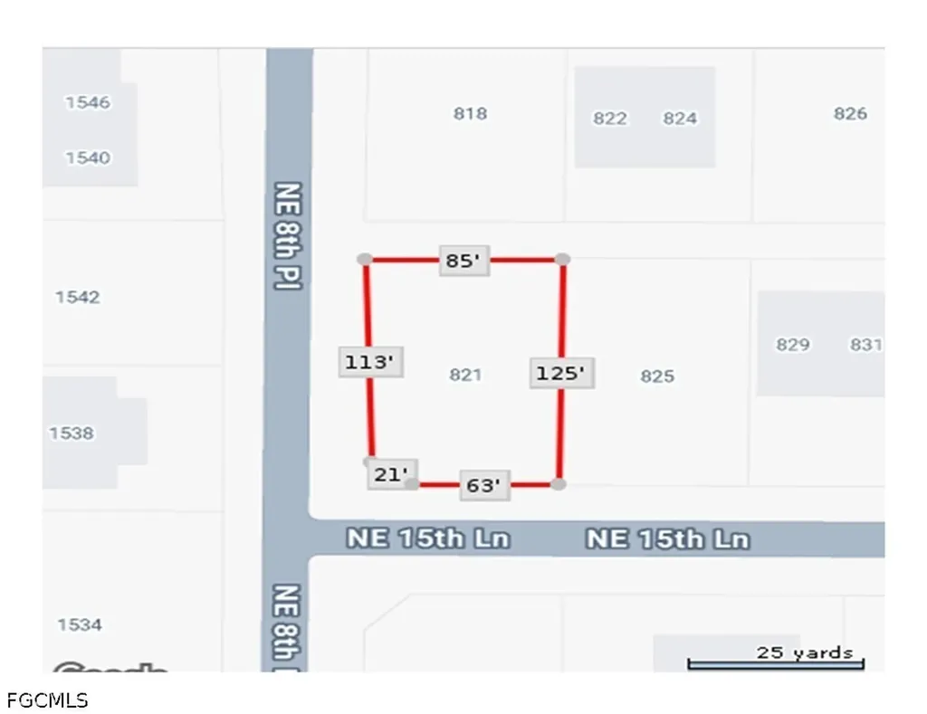 821 NE 15th Lane Cape Coral FL 33909