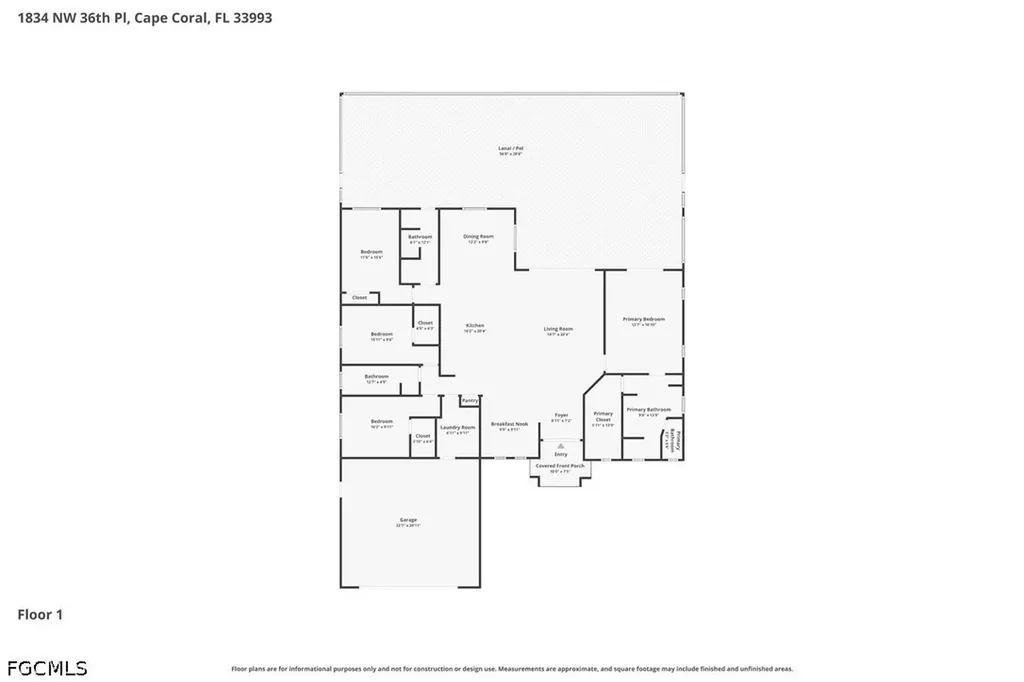 1834 NW 36th Place Cape Coral FL 33993