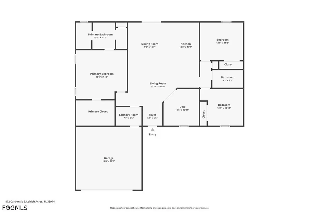 872 Carbon Street E Lehigh Acres FL 33974