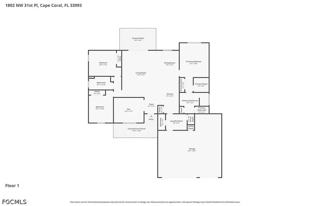 1802 NW 31st Place Cape Coral FL 33993