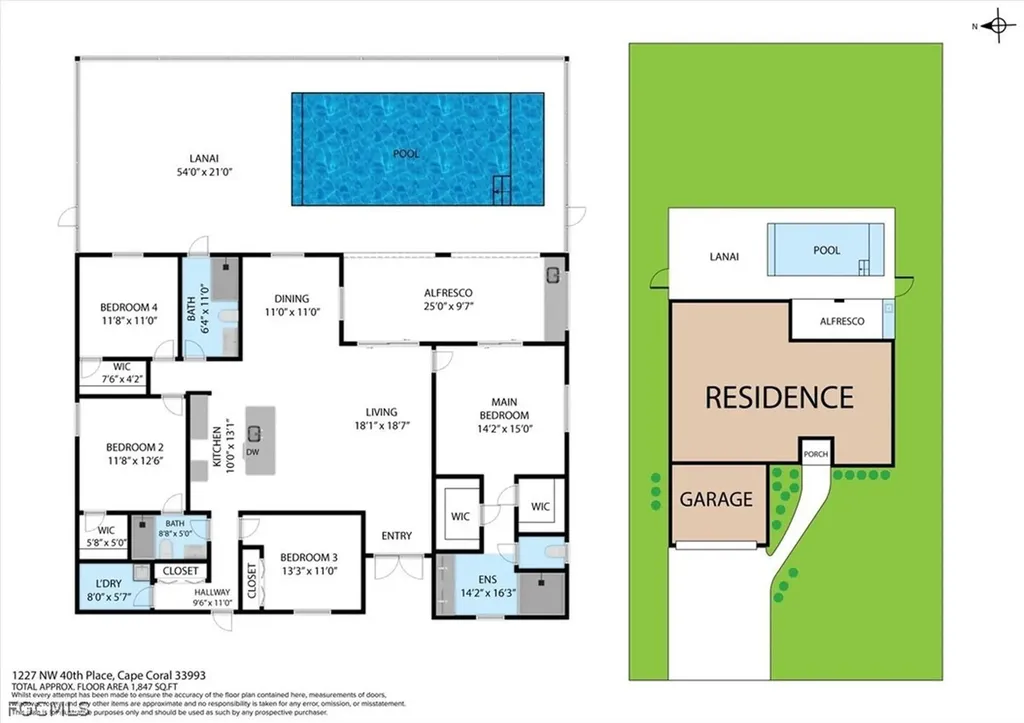 1227 NW 40th Place Cape Coral FL 33993