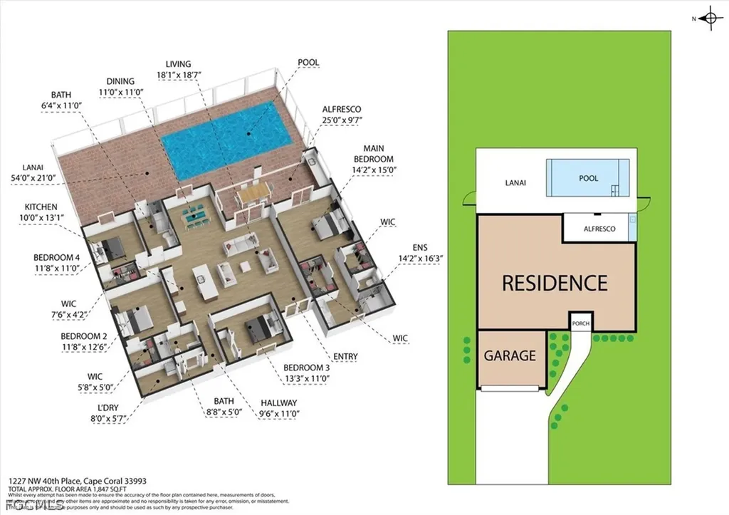 1227 NW 40th Place Cape Coral FL 33993