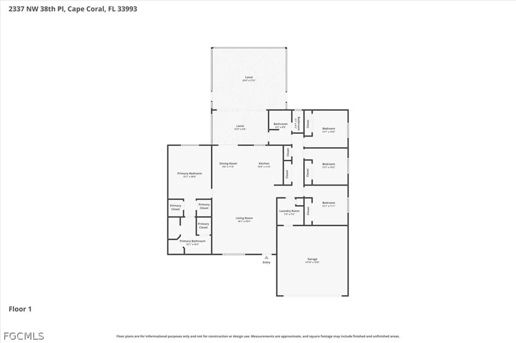 2337 NW 38th Place Cape Coral FL 33993
