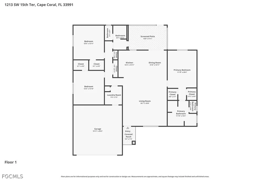 1213 SW 15th Terrace Cape Coral FL 33991