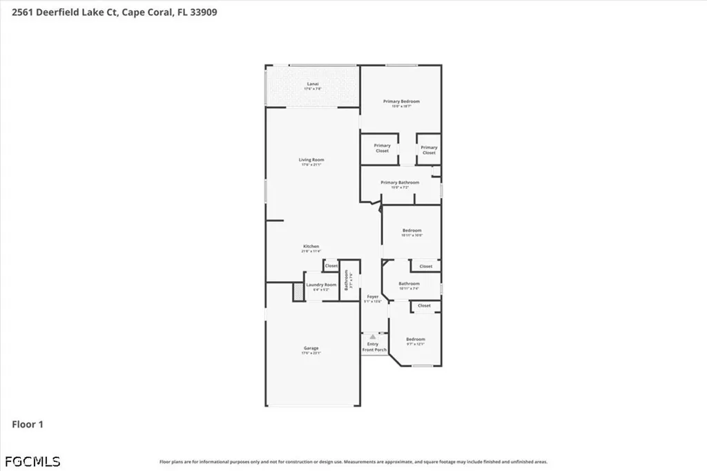 2561 Deerfield Lake Court Cape Coral FL 33909