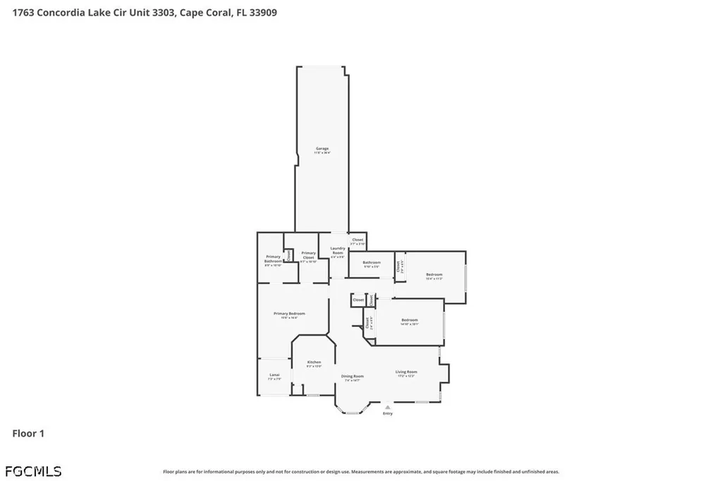 1763 Concordia Lake Circle Cape Coral FL 33909