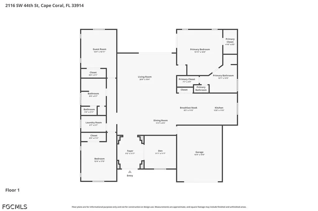 2116 SW 44th Street Cape Coral FL 33914