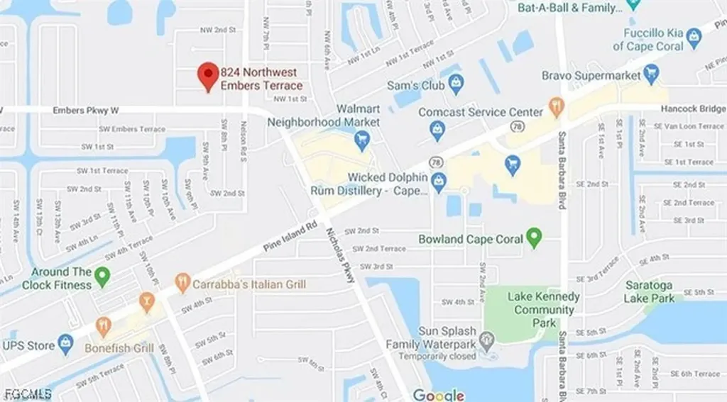 824 NW Embers Terrace Cape Coral FL 33993