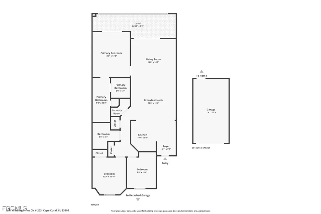 1051 Winding Pines Circle Cape Coral FL 33909