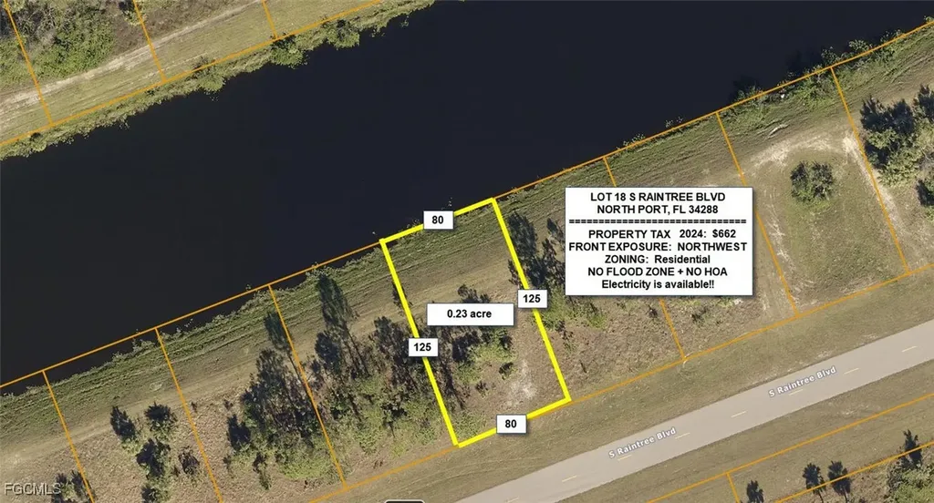 Lot 18 S Raintree Boulevard North Port FL 34288