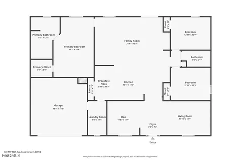 630 NW 17th Avenue Cape Coral FL 33993