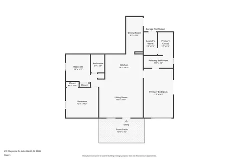 419 Cheyenne Drive Lake Worth FL 33462