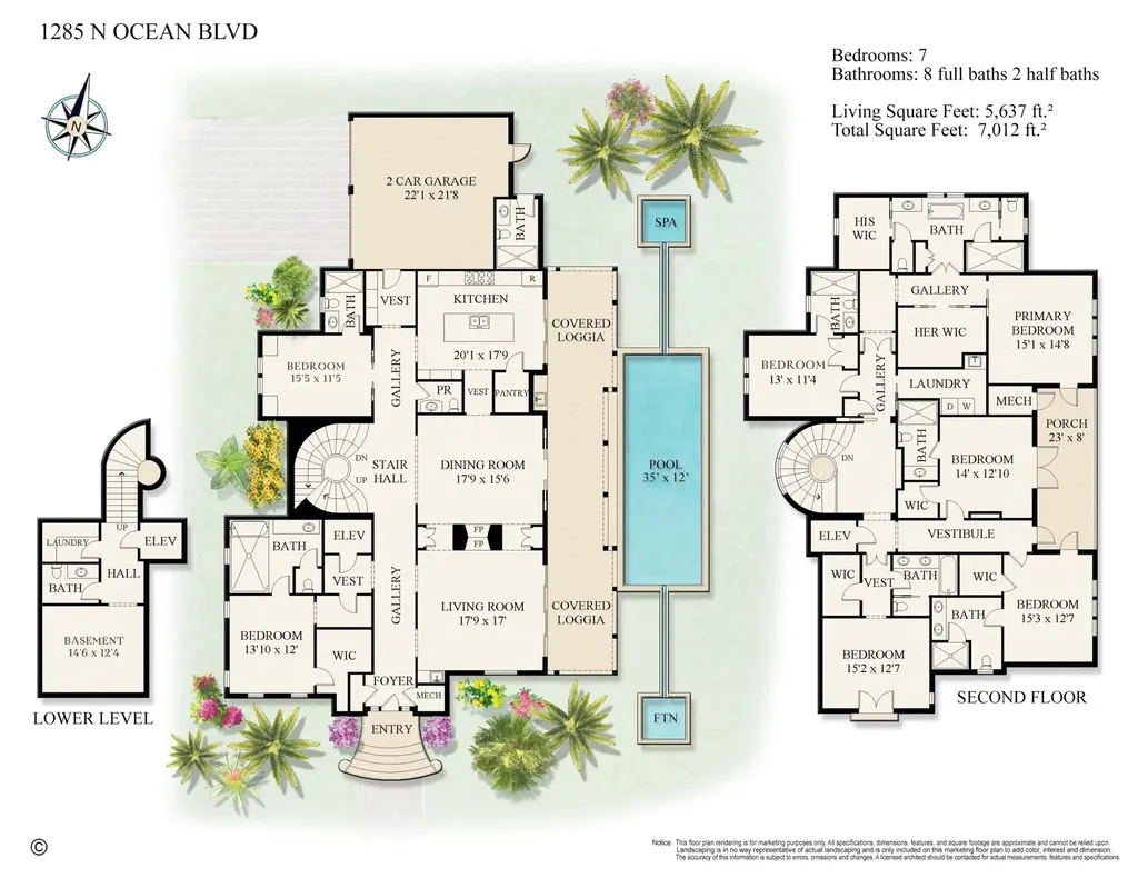 1285 N Ocean Boulevard Palm Beach FL 33480