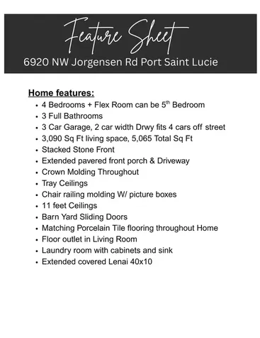 6920 NW Jorgensen Road Port St Lucie FL 34983