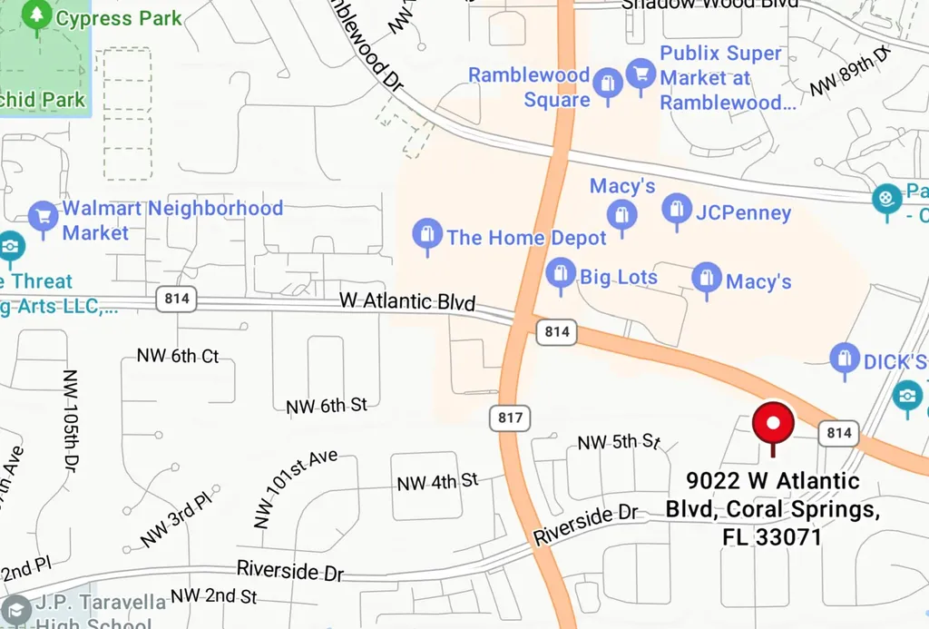 9022 W Atlantic Boulevard Coral Springs FL 33071