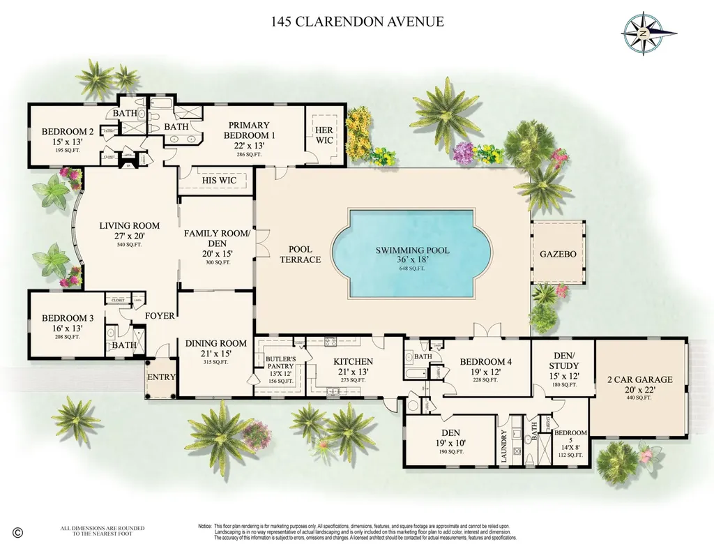 145 Clarendon Avenue Palm Beach FL 33480