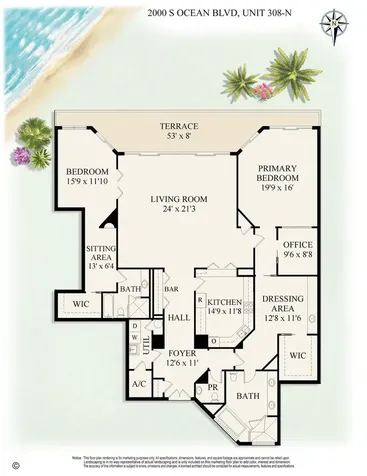 2000 S Ocean Boulevard Palm Beach FL 33480