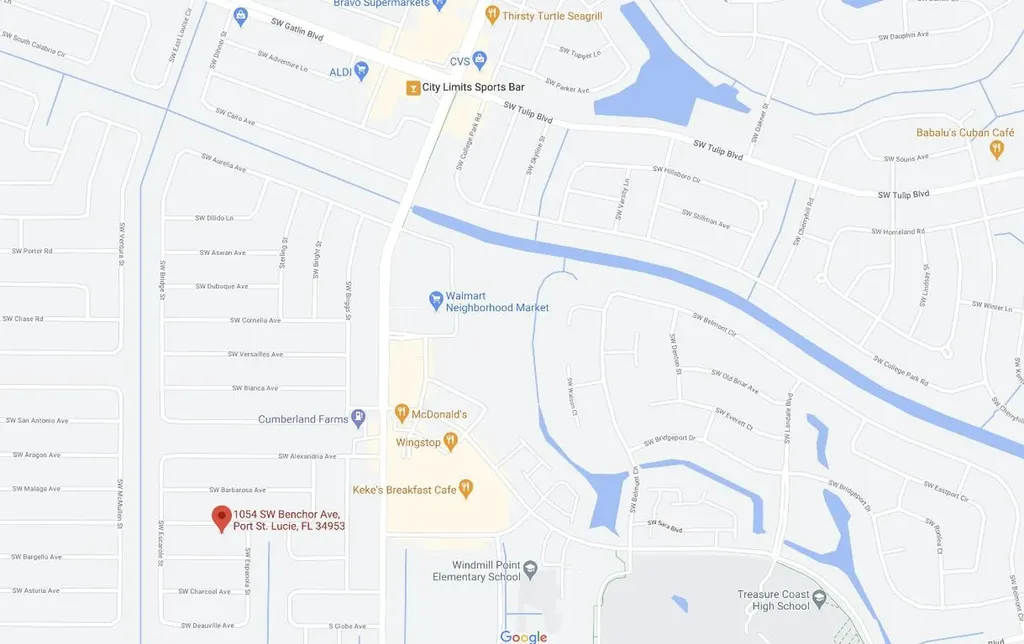 1054 SW Benchor Avenue Port St Lucie FL 34953