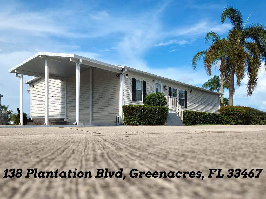 138 Plantation Boulevard Greenacres FL 33467