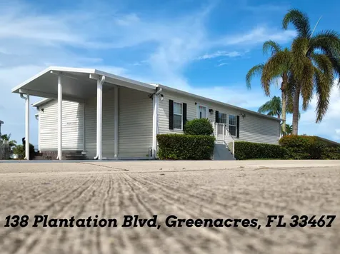 138 Plantation Boulevard Greenacres FL 33467