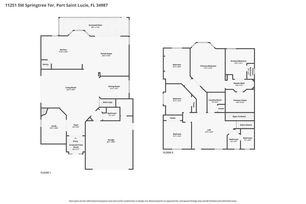 11251 SW Springtree Terrace Port St Lucie FL 34987