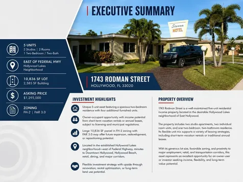 1743 Rodman Street Hollywood FL 33020