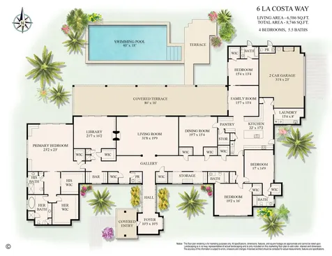 6 La Costa Way Palm Beach FL 33480