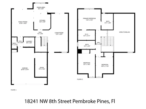 18241 NW 8th Street Pembroke Pines FL 33029