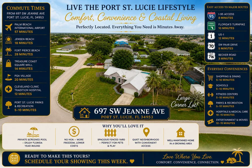 697 SW Jeanne Avenue Port St Lucie FL 34953