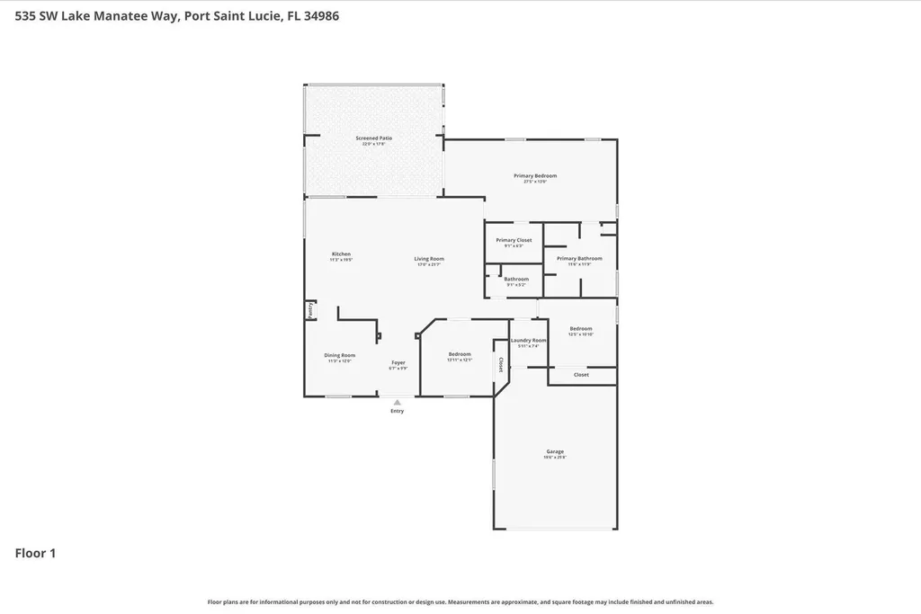 535 SW Lake Manatee Way Port St Lucie FL 34986