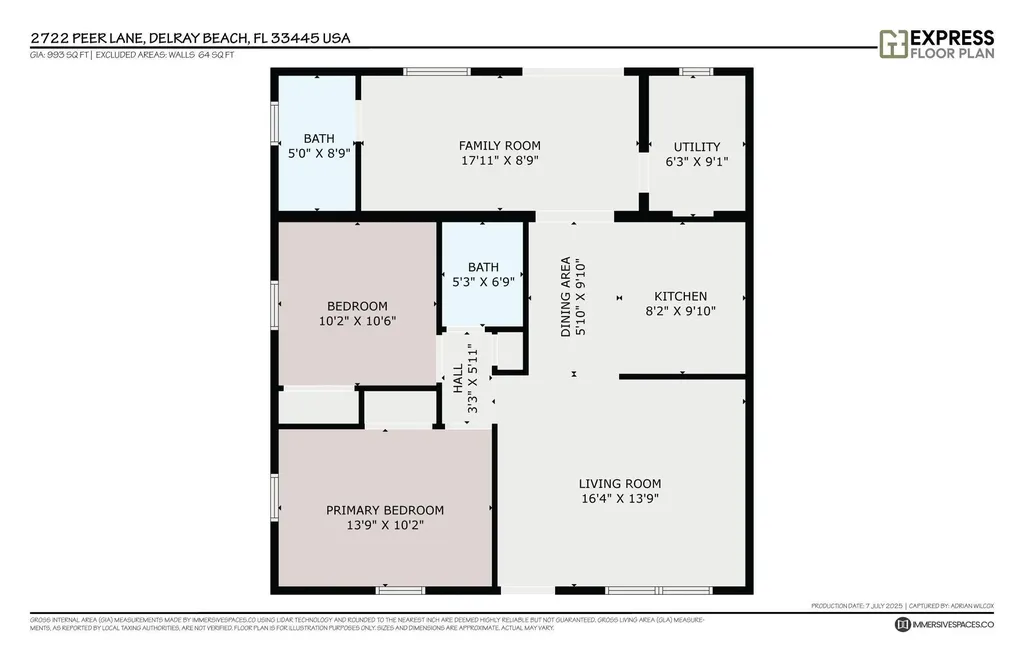 2722 Peer Lane Delray Beach FL 33445