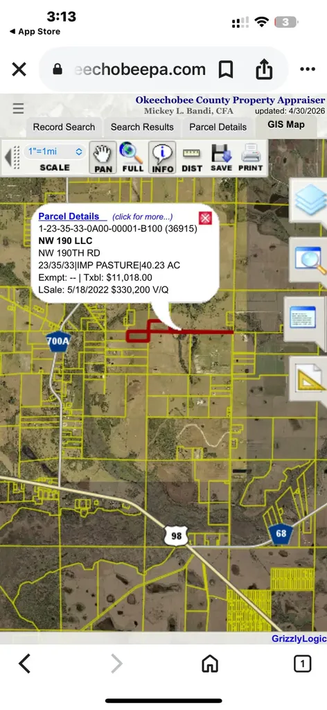 0 NW 190th Okeechobee FL 34972
