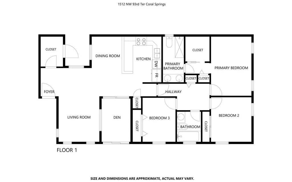 1512 NW 93rd Terrace Coral Springs FL 33071