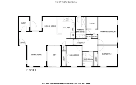 1512 NW 93rd Terrace Coral Springs FL 33071